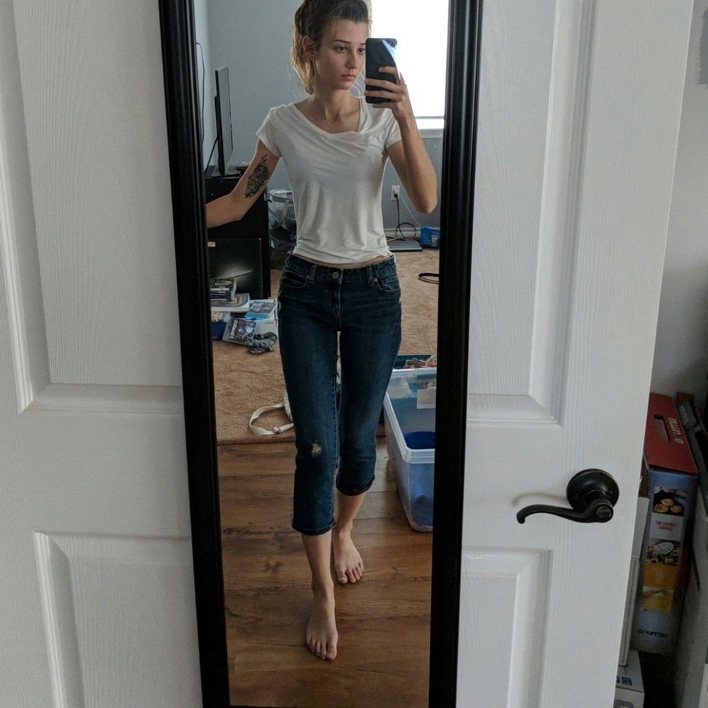 Cropped Jeans